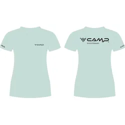 C.A.M.P. Logo Claim Female T-shirt pastel green M