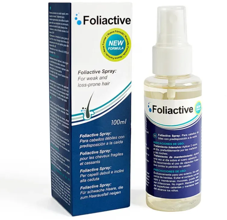 500 COSMETICS - FOLIAKTIVES SPRAY. SPRAY, UM HAARVERLUST ZU VERHINDERN UND WACHSTUM ZU STIMULIEREN