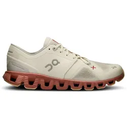 ON Damen Tennisoutdoorschuhe Cloud X 3, Ice / Auburn, 42
