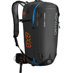 ORTOVOX Lawinenrucksack / Airbagrucksack "Ascent, black anthracite, 30