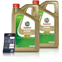 Castrol 10 L EDGE 5W-30 LL + Ölwechsel-Anhänger [Hersteller-Nr. 15669E]