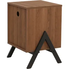 Mendler Nachtschrank HWC-O40 59 x 40 x 40 cm Beige