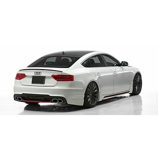 Tuning Fanatics Heckspoiler Lippe für Audi A5/S5/RS5 Coupe/Cabrio/Sportback (ab 2007) - Schwarz, Polyurethan (PU), Selbstklebend, Grundiert für Lackierung