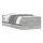 vidaXL Bettgestell 90 x 190 cm Grau