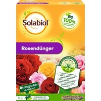 Solabiol Rosendünger mit Wurzelstimulator und natürlicher Sofort- und Langzeitwirkung, 1,5 kg Packung