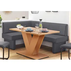 Eckbank HOME AFFAIRE, grau, B:182cm H:89cm T:142cm, Sitzbänke