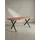 KADIMA DESIGN Bürotisch Massivholz Groß 160x80 Akazie Schreibtisch Goldbraun-Schwarz Baumkante Industrial Kreta Kollektion Kadima Design