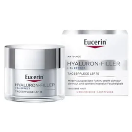 Eucerin Hyaluron-Filler Tagespflege Creme für trockene Haut LSF 15 50 ml