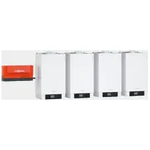 Viessmann Vitodens 200-W 12-198kW, 2-Kesselanlage Wandmontage mit Montagehilfe,Reihe von V...