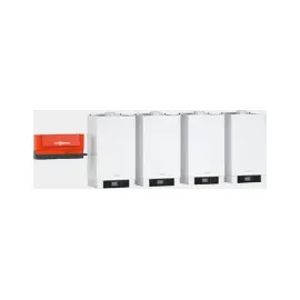 Viessmann Vitodens 200-W 12-198kW, 2-Kesselanlage Wandmontage mit Montagehilfe,Reihe von V...