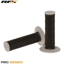 RFX Paar Zwei-Komponenten-Griffe Pro-Serie Mittelteil schwarz (Schwarz/Grau), schwarz