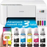 EPSON ECOTANK 3-in-1-Tintenstrahldrucker mit WLAN – Sparen, Drucken, Scannen, Kopieren - Weiß
