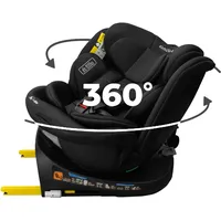 Kindersitz Auto 9-36 kg mit ISOFIX 360°drehbar – Babysitz Auto Gruppe 0+1/2/3 i-Size 40-150cm – Reboarder, Autositz mit 8-stufige Rückenlehnenverstellung, Verstellbare Kopfstütze 24cm