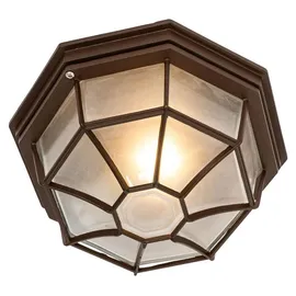 QAZQA Bri 1 E27 Aluminium rostbraun