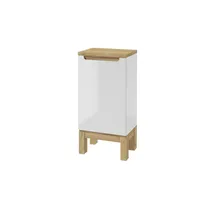 Möbel Kraft Stolpsee Unterschrank 40 x 83 x 32 cm Weiß/Eiche