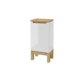 Möbel Kraft Stolpsee Unterschrank 40 x 83 x 32 cm Weiß/Eiche
