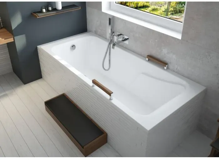 Hoesch Mila Badewanne 3716.010 170x80cm, weiß