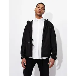 Armani Exchange für Herren. 8NZCBFZN10Z0113 Kurzärmeliges Popeline-Hemd weiß (XXL), Lässig, Baumwolle, Kurzarm