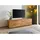 Massivmoebel24 Starnberg Lowboard 200x53x55 cm Natur Geölt Beige Massivholz
