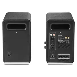 Edifier QR65 Aktive Design Lautsprecher (Regallautsprecher, Schwarz