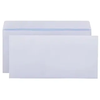 Viking Briefumschläge Ohne Fenster C6/5 229 (B) x 114 (H) mm Selbstklebend Weiß 80 g/m2 500 Stück