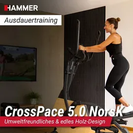Hammer Ellipsentrainer CrossPace 5.0 NorsK Crosstrainer - Black / Brown - One Size