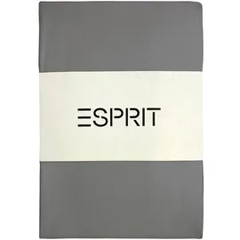 Esprit Spannbettlaken Baumwolle-Elasthan 100 x 200 cm anthrazit 2 St.