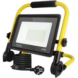 100W 10800LM Led Baustrahler, baustellenlampe mit Stecker, IP66 wasserdicht Baustrahler mit 3,5 m Kabel, tragbar für Werkstatt oder Baustelle, Garage, 6000k Tageslichtweiß