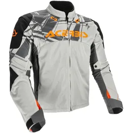 Acerbis Rally Race Mesh Textiljacke Hellgrau/Orange L