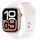 Apple Watch Series 10 GPS 42 mm Aluminiumgehäuse roségold Sportarmband blassrosa S/M