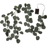 MARELIDA LED-Lichterkette Eukalyptus 180 cm grün