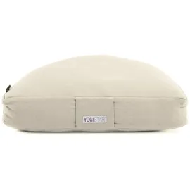 Yogistar Meditationskissen - Halbmond Weiß