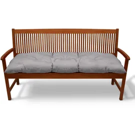 Beautissu Bankauflage 180 x 50 x 10 cm grau 1 St.