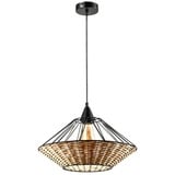 LQWELL LQWELL® E27 Hängelampe Pendellampe Schwarz, Retro Kronleuchter Hängeleuchte Pendelleuchte, Modern Höhenverstellbare Vertigo Lampe für Schlafzimmer Wohnzimmer Esszimmer Cafés Restaurant Bartheke