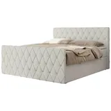 MKS Meble Boxbett mit Bettkasten ¦ weiß ¦ Maße (cm): B: 141 H: 110