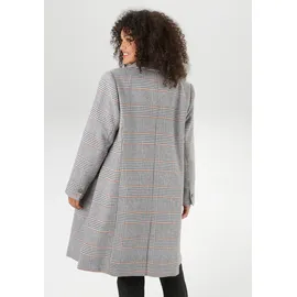 aniston plus Kurzmantel in grau-kariert | Gr.: 50