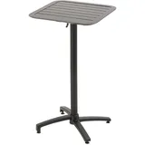 Oviala Gartentisch 60 x 60 x 108 cm Schwarz