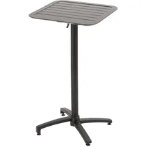 Oviala Gartentisch 60 x 60 x 108 cm Schwarz