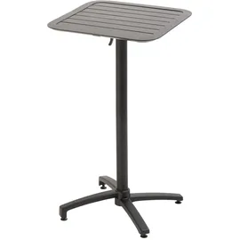 Oviala Gartentisch 60 x 60 x 108 cm Schwarz