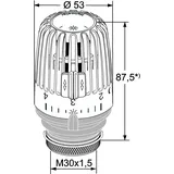 HEIMEIER Thermostat-Kopf K Behördenausführung