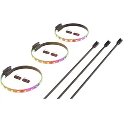 Hyte Ls10 RGB Light Strips Blk 3pk (Blau, Grün, Rot), Modding Beleuchtung