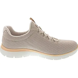 SKECHERS Summits Damen Slip-On Sneaker Beige/Taupe 42