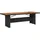 vidaXL Gartentisch 240 x 90 x 75 cm Schwarz