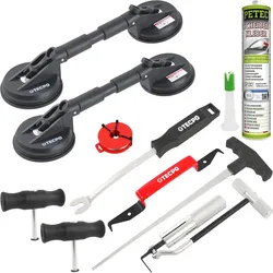 TECPO Gummi-Doppelsauger + Scheiben Rep.-Set
