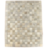 KUHFELL online & NOMAD Fellteppich KUHFELL PATCHWORK TEPPICH IN DIVERSEN FARBEN grau 150 cm