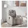 vidaXL Massagesessel Habakkuk Polyester 50 x 97 x 50 cm Schwarz mit Fernbedienung