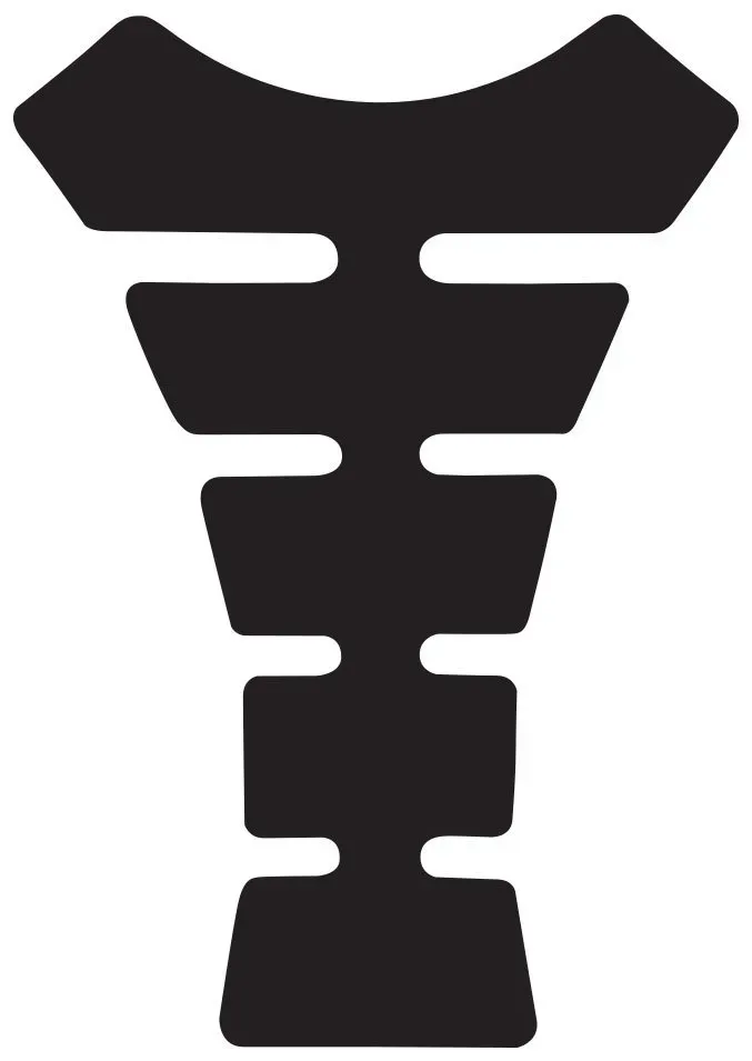 Oxford Spine Super Thin Tank Pad, zwart, Eén maat Voorman