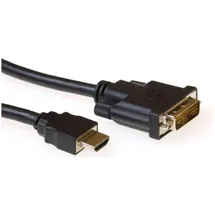 Act HDMI A Stecker auf DVI-D Stecker 2 m Beige/Schwarz