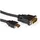 Act HDMI A Stecker auf DVI-D Stecker 2 m Beige/Schwarz