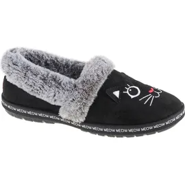 SKECHERS Too Cozy-Meow Pajama 33355-BLK, Womens slippers, black, 36 EU